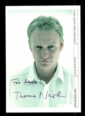 Thomas Nicolai Der blonde Engel Autogrammkarte Original Signiert # BC 196163