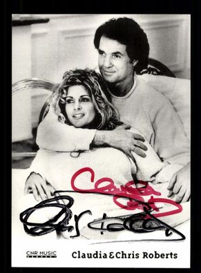 Claudia und Chris Roberts Autogrammkarte Original Signiert ## BC 196407