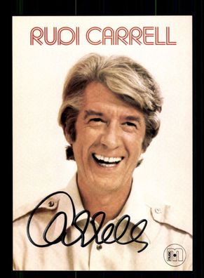 Rudi Carrell Autogrammkarte Original Signiert ## BC 196760