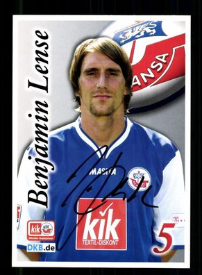 Benjamin Lense Autogrammkarte Hansa Rostock 2007-08 Original Signiert