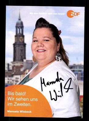 Manuela Wisbeck Notruf Hafenkante Autogrammkarte Original Signiert # BC 197163