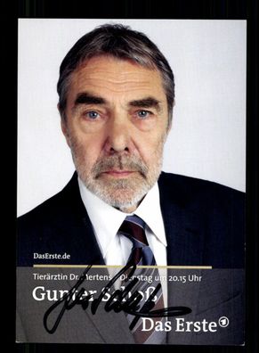 Gunter Schoß Tierärztin Dr. Mertens Autogrammkarte Original Signiert # BC 197189