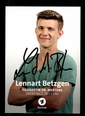 Lennart Betzgen Tierärztin Dr. Martens Autogrammkarte Original Sign# BC 197273