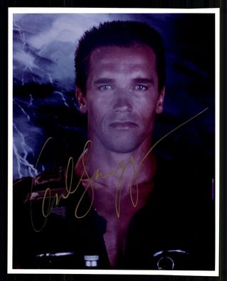 Arnold Schwarzenegger u.a. Terminator Groß Foto Original Signiert ## BC G 37709