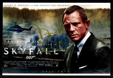 Daniel Craig James Bond Skyfall Groß Foto Original Signiert ## BC G 37711