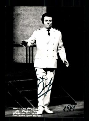 Ruggerio Orofino OPER Klassik Autogrammkarte Original Signiert ## BC 192826