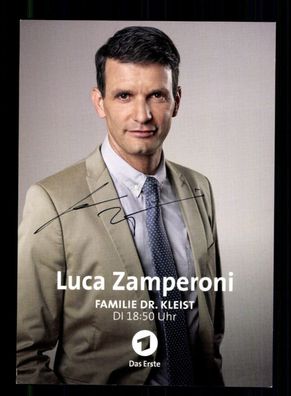 Luca Zamperoni Familie Dr. Kleist Autogrammkarte Original Signiert # BC 197353