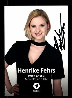 Henrike Fehrs Rote Rosen Autogrammkarte Original Signiert # BC 197403