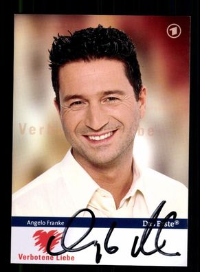 Angelo Franke Verbotene Liebe Autogrammkarte Original Signiert # BC 197423
