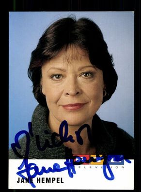 Jane Hempel RTL Autogrammkarte Original Signiert # BC 197492
