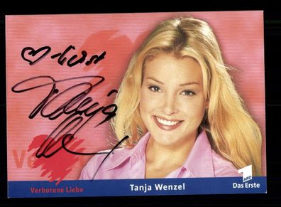 Tanja Wenzel Verbotene Liebe Autogrammkarte Original Signiert # BC 197682