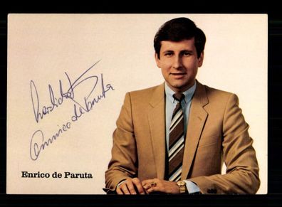 Enrico de Paruta Autogrammkarte Original Signiert ## BC 197854