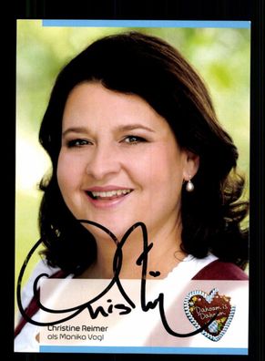 Christine Reimer Dahoam is Dahoam Autogrammkarte Original Signiert ## BC 197964