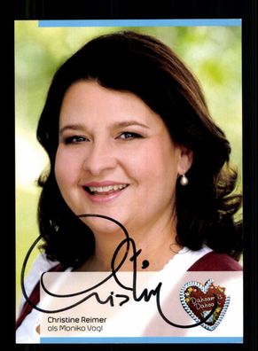 Christine Reimer Dahoam is Dahoam Autogrammkarte Original Signiert ## BC 197965