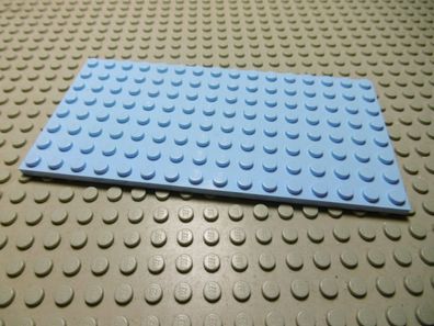 Lego 1 Platte flach 8x16 Bright hellblau Nummer 92438