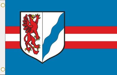 Fahne Flagge Stargard (Polen) Hissflagge 90 x 150 cm