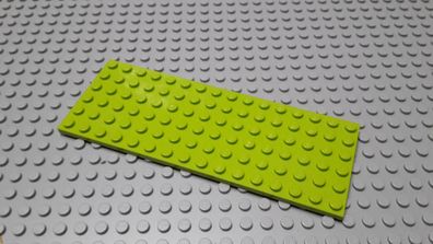 Lego 1 Platte flach Lime Hellgrün 6x16 Nummer 3027