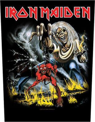 Iron Maiden The Number Of The Beast Rückenaufnäher Backpatch