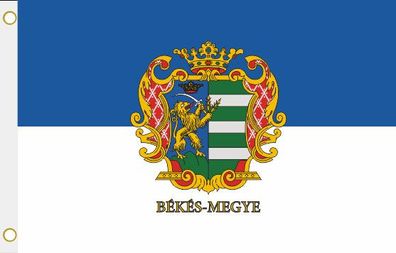 Fahne Flagge Komitat Békés (Ungarn) Hissflagge 90 x 150 cm