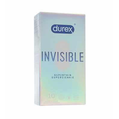 Durex Invisible Extra Thin Extra Sensitive Kondome 10 Stück