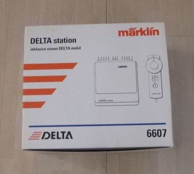 Märklin 6607, Delta Station inklusive einem Delta mobil, Neu in Originalverpackung