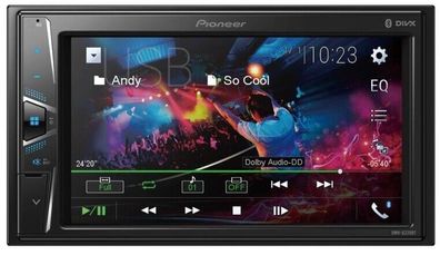 Pioneer DMH-G220BT Autoradio 2DIN mit Bluetooth MP3 USB Touchscreen Video In