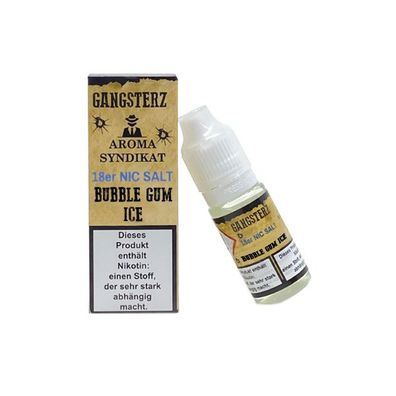Gangsterz - Bubble Gum Ice - Nikotinsalz Liquid 18 mg/ ml