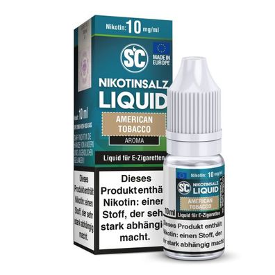 SC - American Tobacco - E-Zigaretten Nikotinsalz Liquid 20 mg/ ml