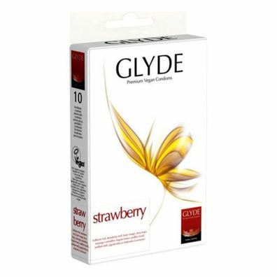 Glyde Kondome Vegan Strawberry 10er