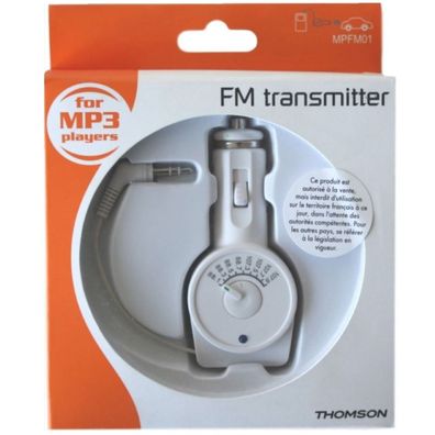 Thomson FM Transmitter AUX Sender KFZ PKW für Handy MP3 Player iPod AutoRadio