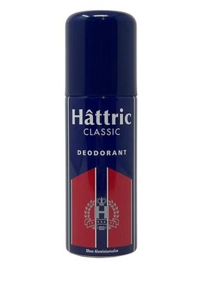 Hattric Classic Deodorant ohne Aluminiumsalze 3 x 150 ml NEU OVP