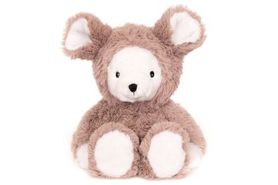 Habibi® Plush Mouse-Bear, Wärmetier für die Mikrowelle, Hirse, Kuscheltier Maus Bär