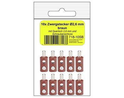 B 10 Zwergstecker braun in SB