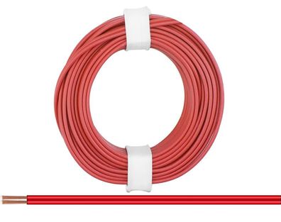 Zwillingslitze 0,14 mm² / 5 m rot-rot