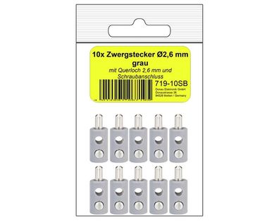 B 10 Zwergstecker grau in SB