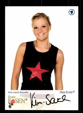 Kim Sarah Brandts Rote Rosen Autogrammkarte Original Signiert ## BC 192765