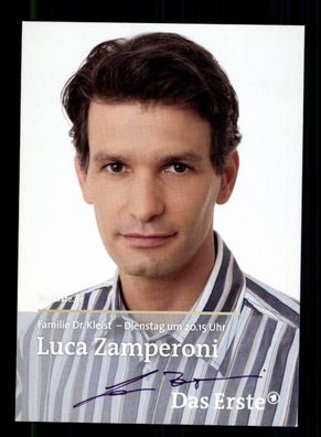 Luca Zamperoni Familie Dr. Kleist Autogrammkarte Original Signiert # BC 197350