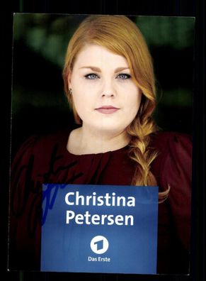 Christina Petersen In aller Freundschaft Autogrammkarte Orig. Sign. # BC 197381