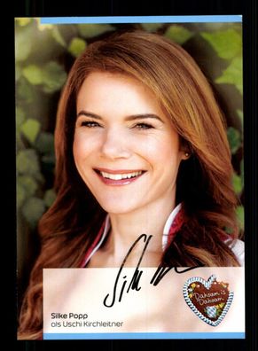 Silke Popp Autogrammkarte Dahoam is Dahoam Original Signiert ## BC 198000