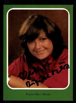 Brigitte März Mittler Autogrammkarte Original Signiert ## BC 198014