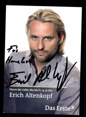 Erich Altenkopf Sturm der Liebe Autogrammkarte Original Signiert ## BC 198033