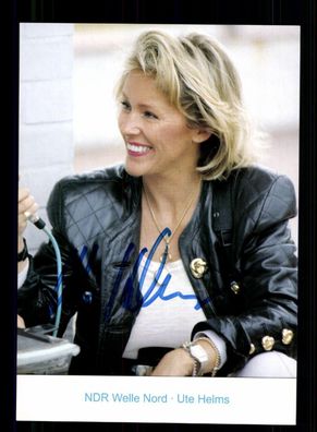 Uta Helms NDR Autogrammkarte Original Signiert ## BC 198326