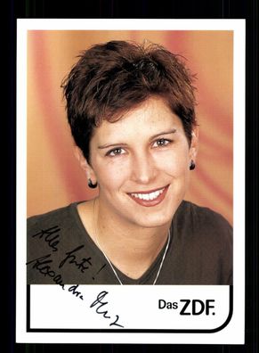 Alexandra Muz ZDF Autogrammkarte Original Signiert ## BC 198333