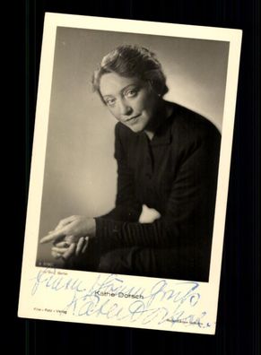 Käthe Dorsch Film Foto Verlag Autogrammkarte Original Signiert ## BC 198593