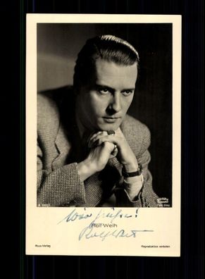 Rolf Weih Ross Autogrammkarte Original Signiert # BC 198725