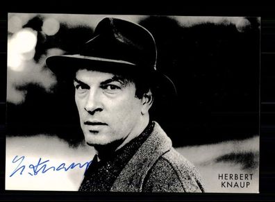 Herbert Knaup Autogrammkarte Original Signiert ## BC 199455