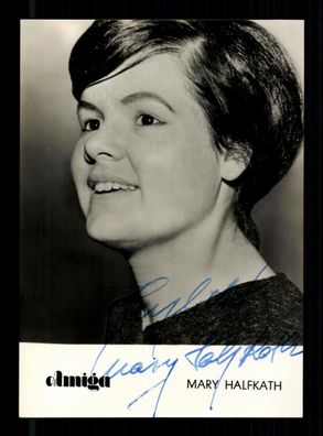Mary Halfkath DDR Autogrammkarte Original Signiert ## BC 194791