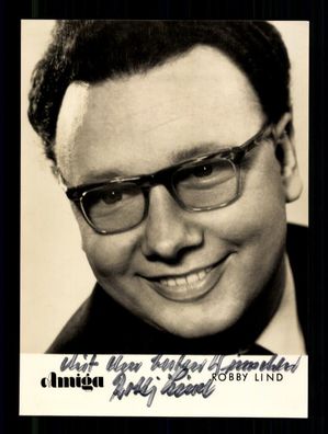 Robby Lind DDR Autogrammkarte Original Signiert ## BC 194773