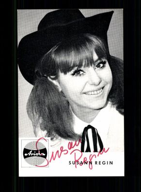 Susann Regin Ariola Autogrammkarte Original Signiert ## BC 197722