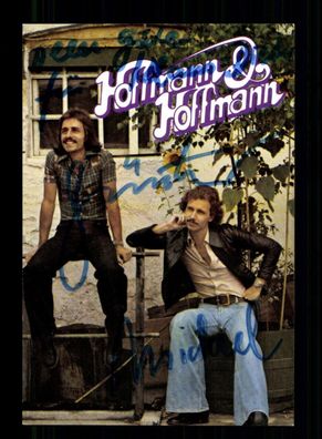 Hoffmann und Hoffmann Autogrammkarte Original Signiert ## BC 197786
